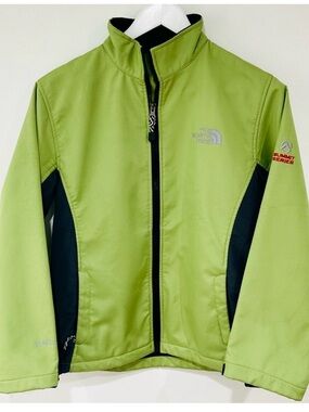 The North Face Summit Series Softshell Jacket Women’s M Green Full Zip Outdoor